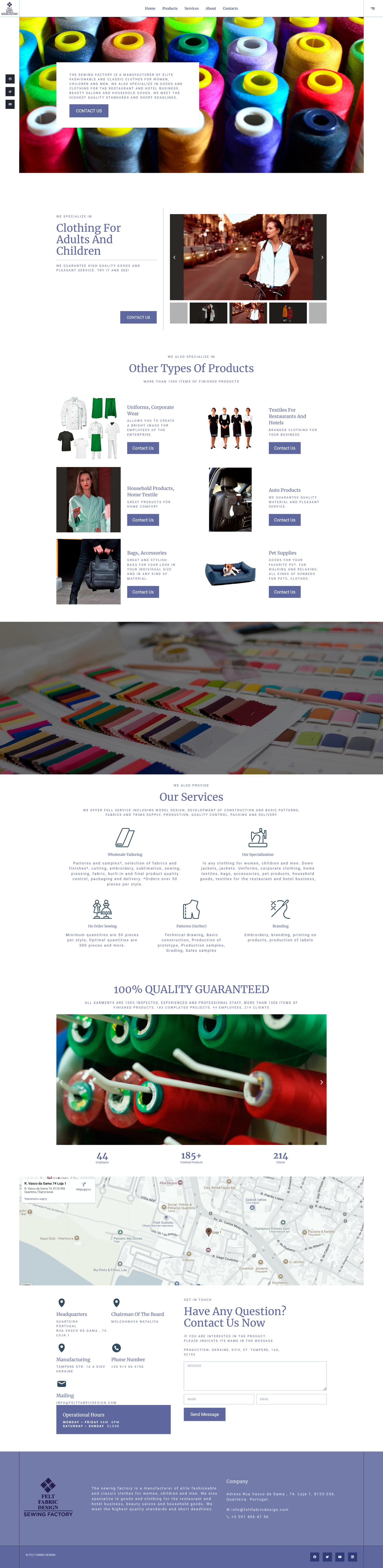 Website screenshot inside device mockup
