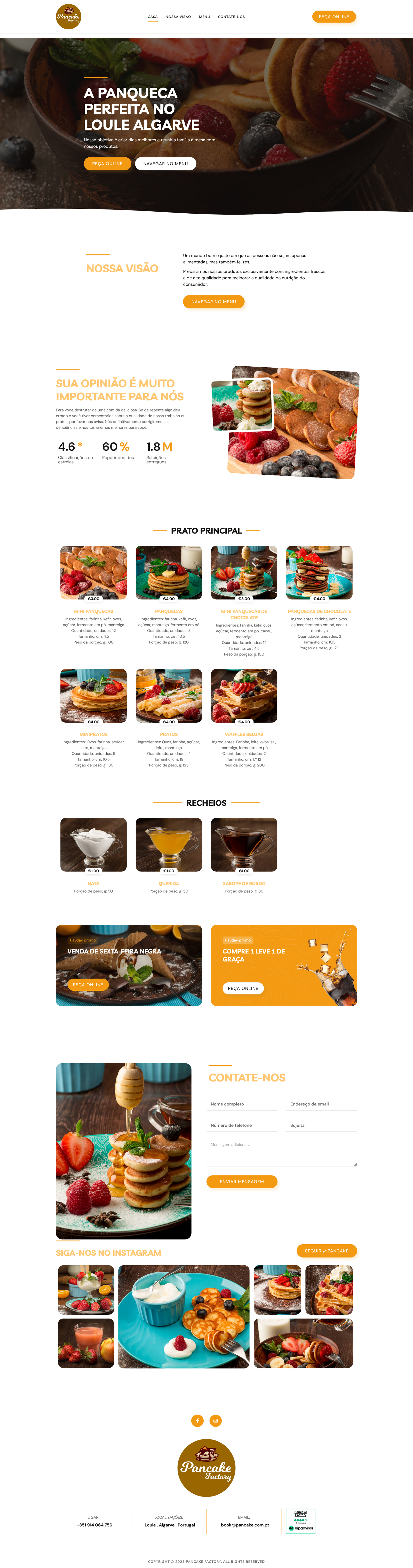 Website screenshot inside device mockup